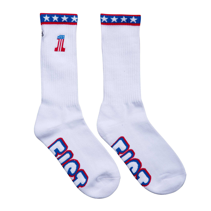 FIST Handwear Evel Knievel Crew Sock white