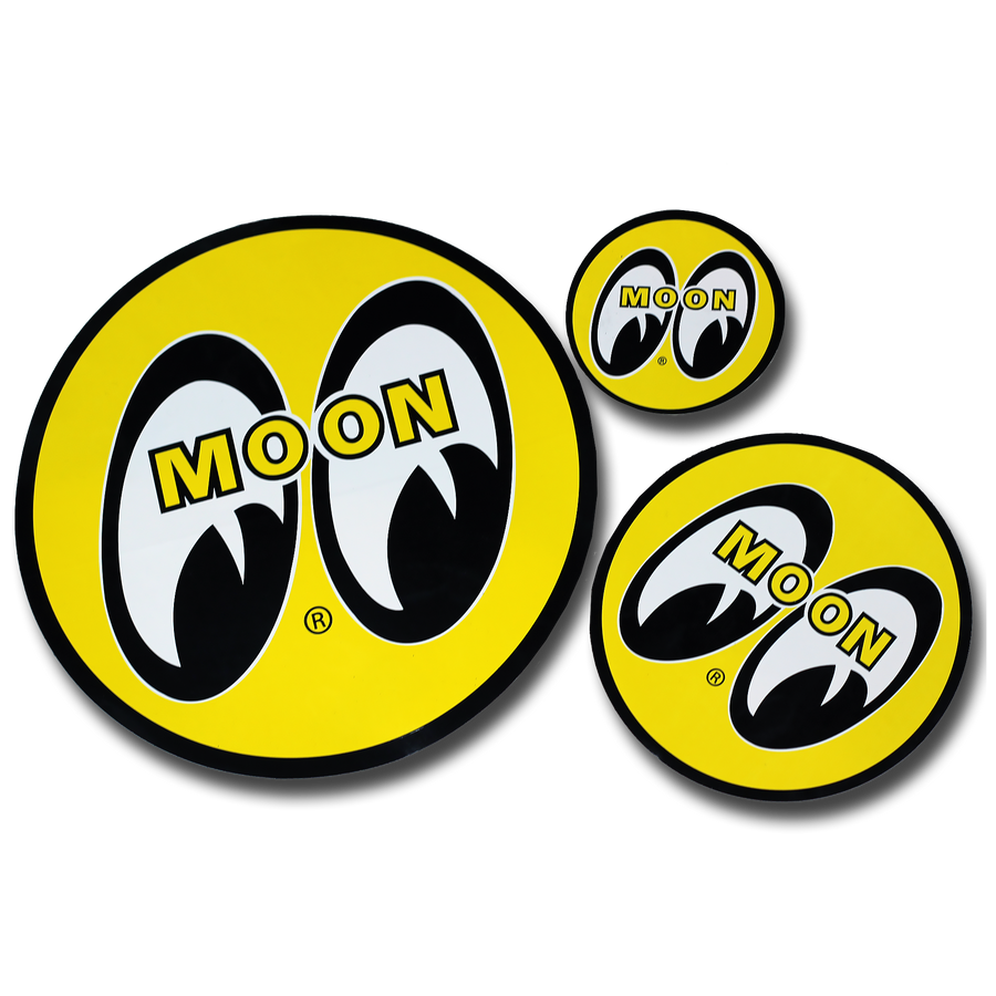 MOON EYEBALLS STICKER