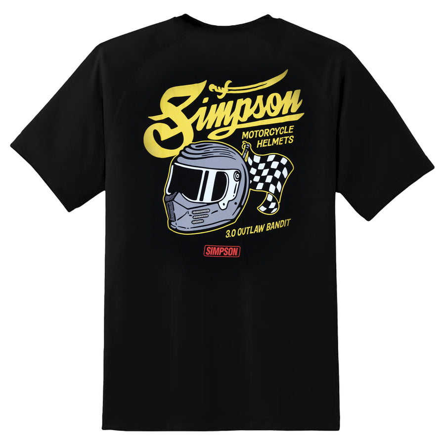 SIMPSON 3.0 OUTLAW TEE BLACK