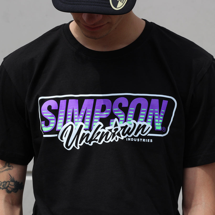 SIMPSON UNKNOWN INDUSTRIES LOGO TEE