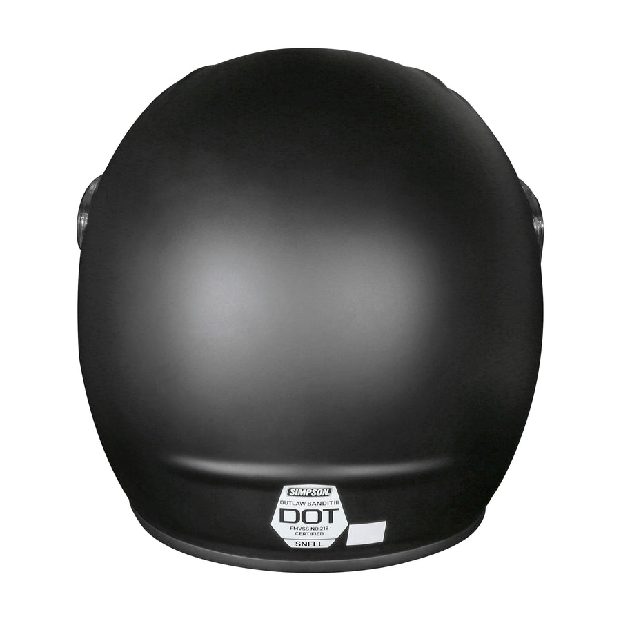 Simpson Outlaw Bandit Helmet Gen 3 - Matte Black
