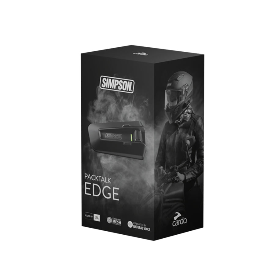 Cardo x Simpson Packtalk Edge Bluetooth Intercom